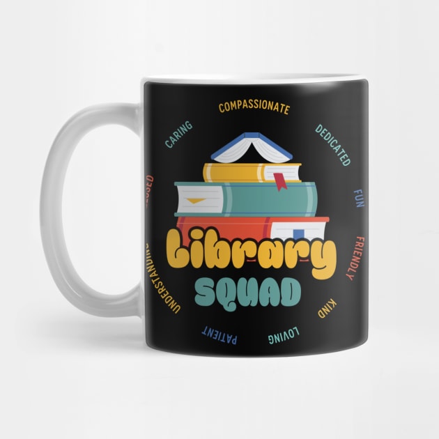 Library Worker Designs - Library Squad by Sky at night